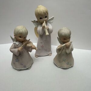 Lefton angels set of three figurines